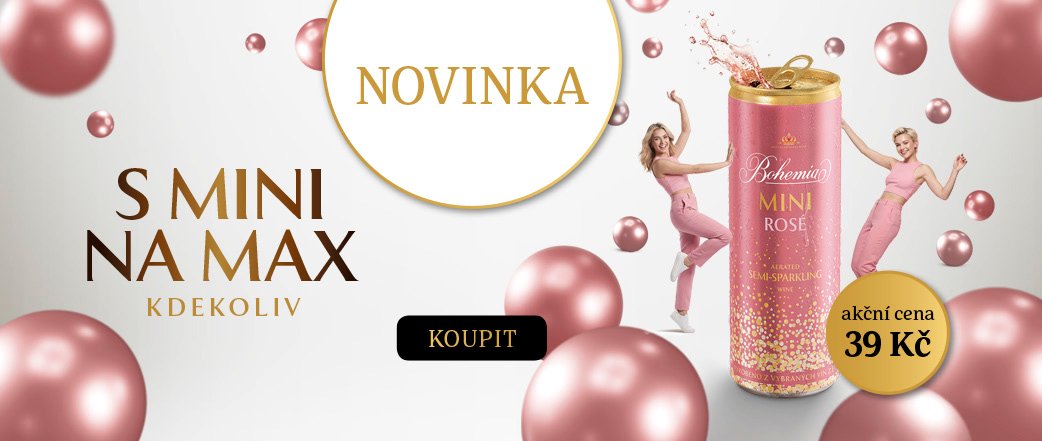 NOVINKA - Bohemia MINI rosé 